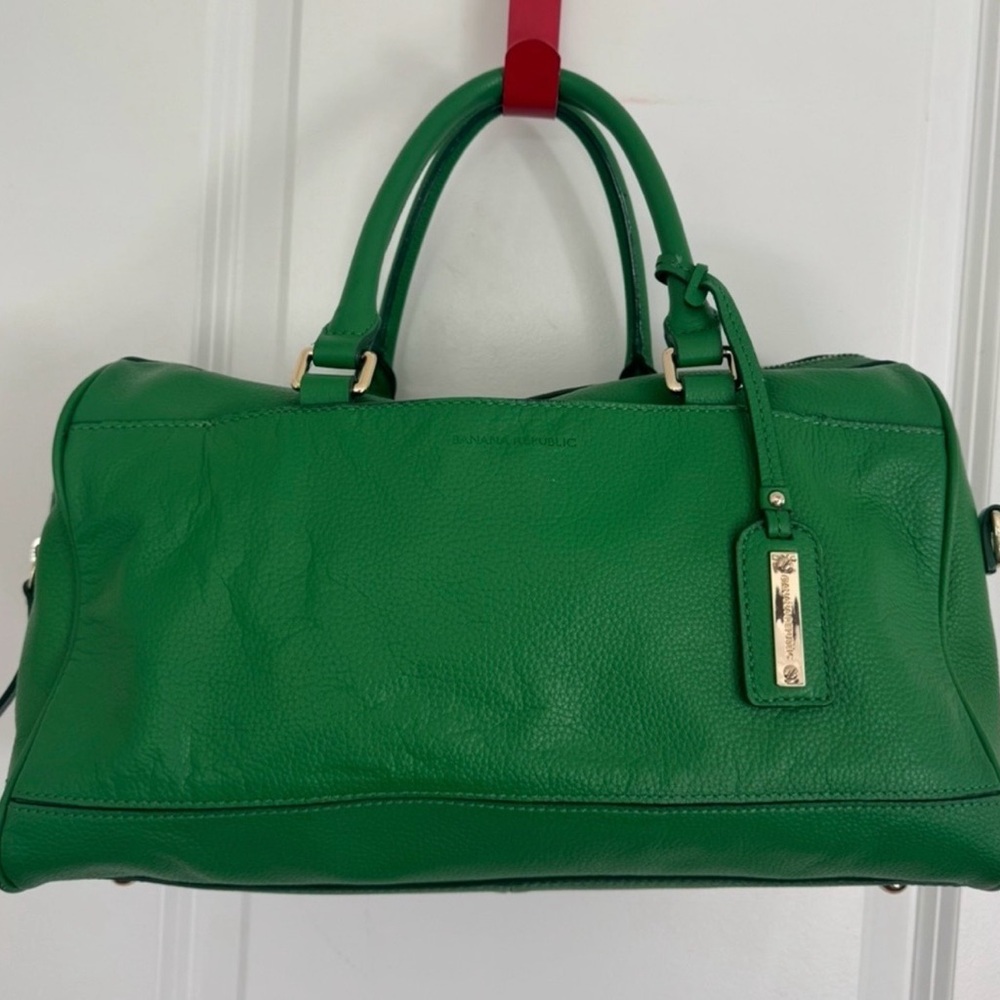 Banana Republic Green Satchel Crossbody